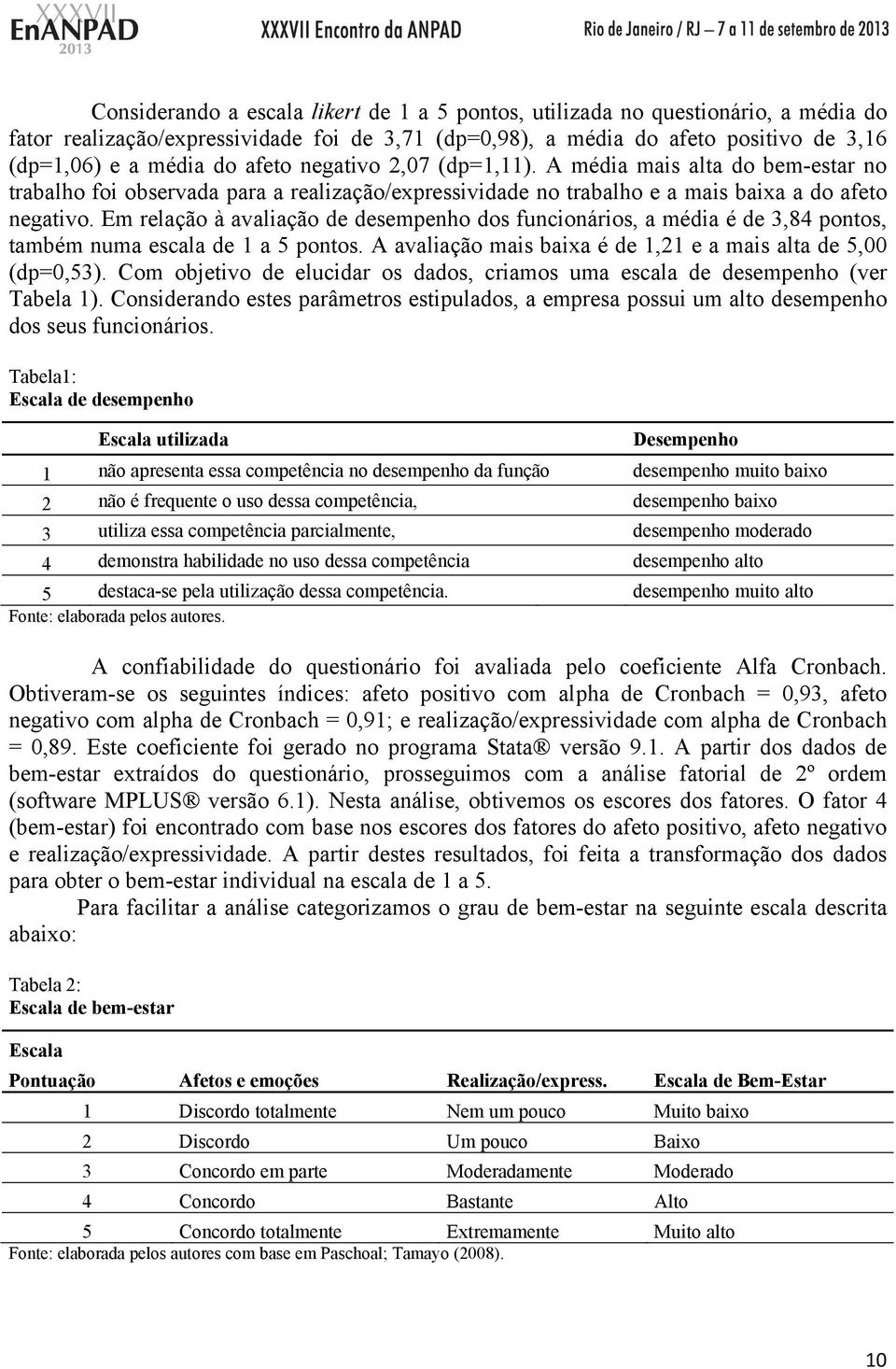 Em relação à avaliação de desempenho dos funcionários, a média é de 3,84 pontos, também numa escala de 1 a 5 pontos. A avaliação mais baixa é de 1,21 e a mais alta de 5,00 (dp=0,53).