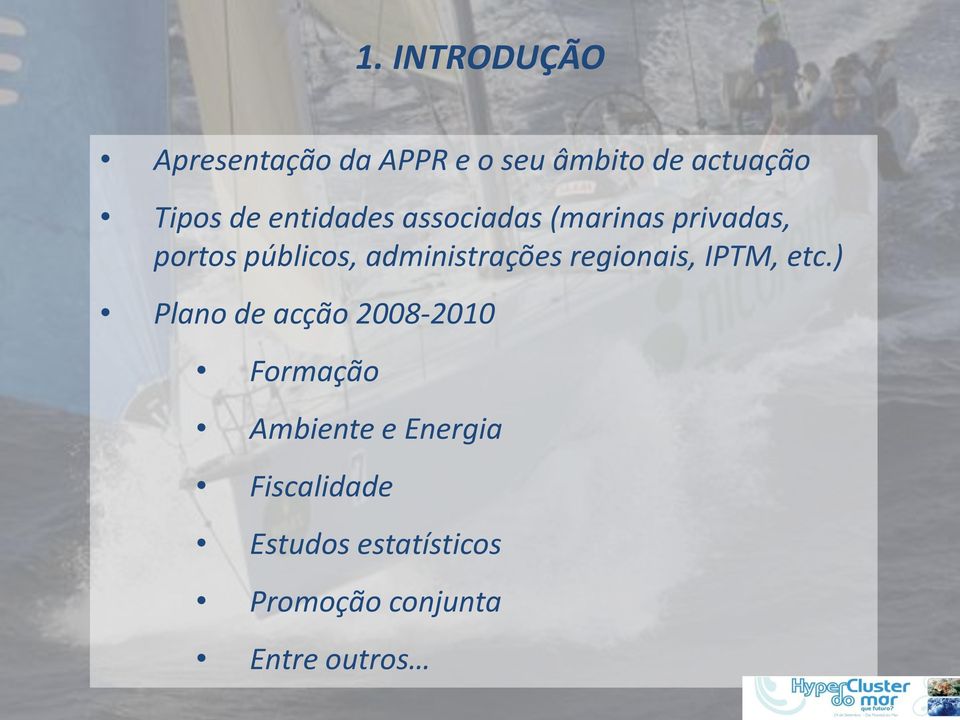 administrações regionais, IPTM, etc.