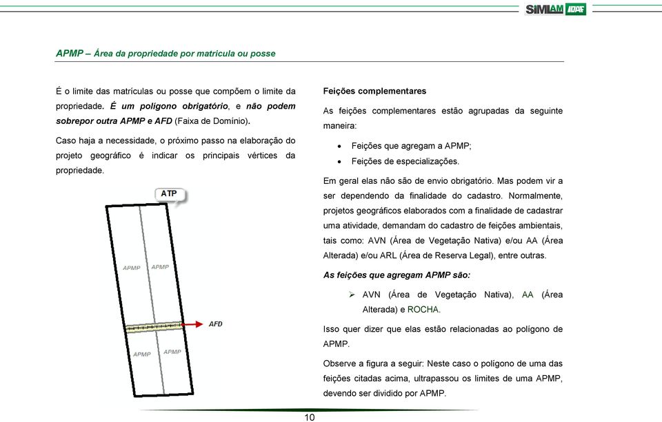 Caso haja a necessidade, o próximo passo na elaboração do projeto geográfico é indicar os principais vértices da propriedade.