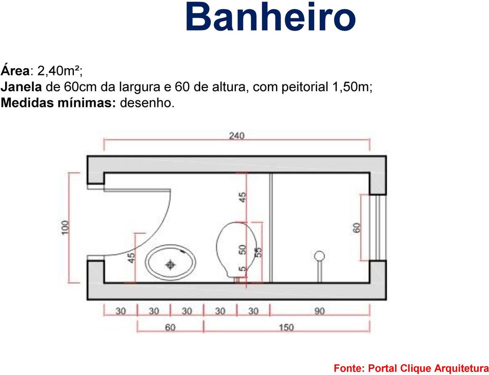 peitorial 1,50m; Medidas mínimas: