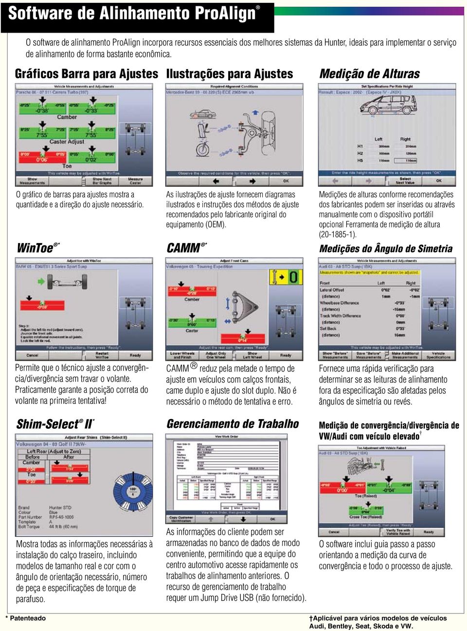 WinToe * As ilustrações de ajuste fornecem diagramas ilustrados e instruções dos métodos de ajuste recomendados pelo fabricante original do equipamento (OEM).