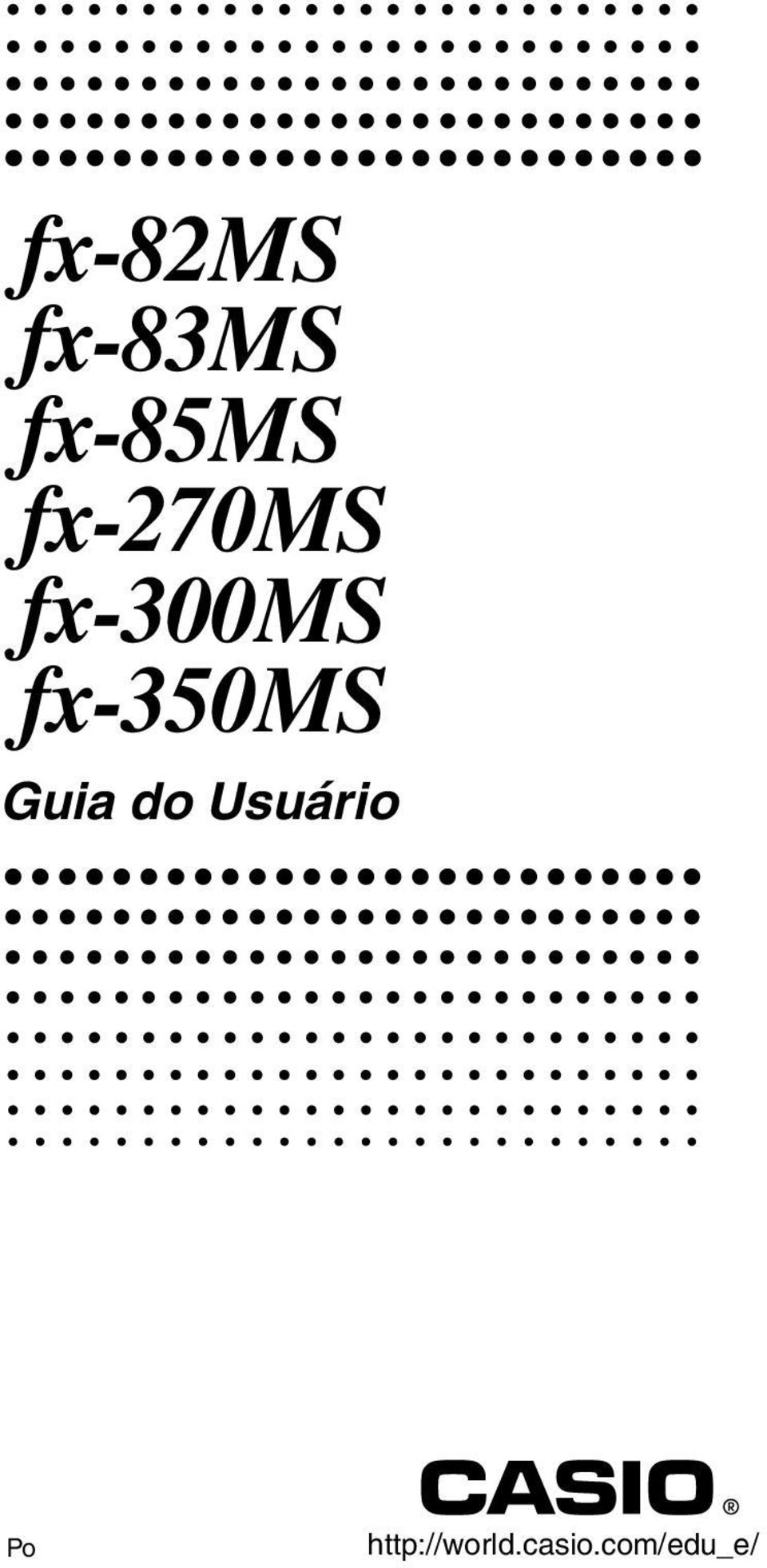 fx-350ms Guia do Usuário