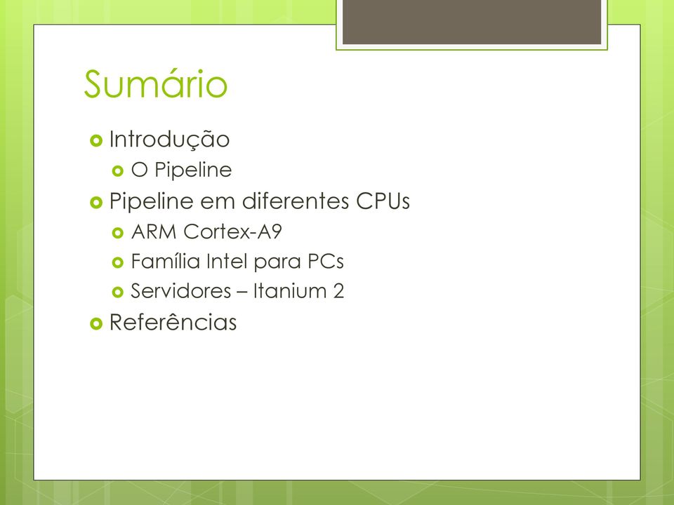 Cortex-A9 Família Intel para