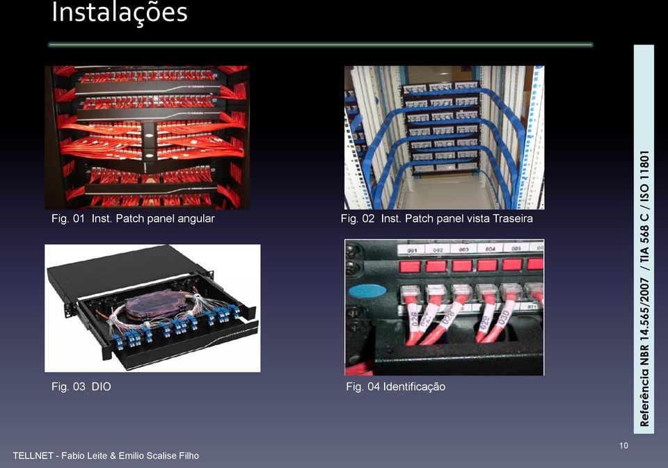 02 Inst. Patch panel vista Traseira Fig.