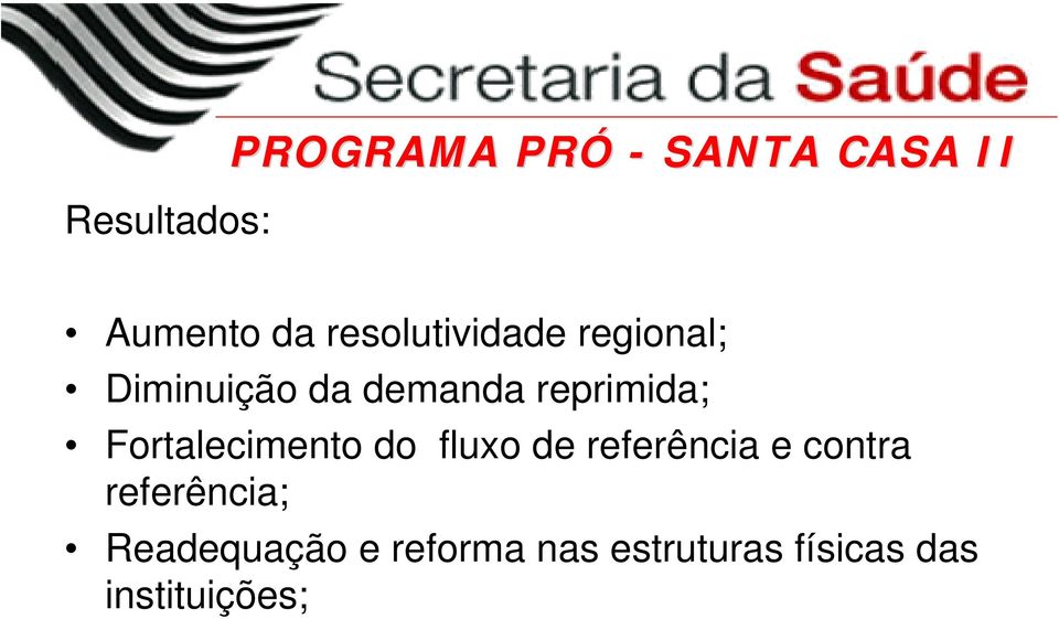 Fortalecimento do fluxo de referência e contra