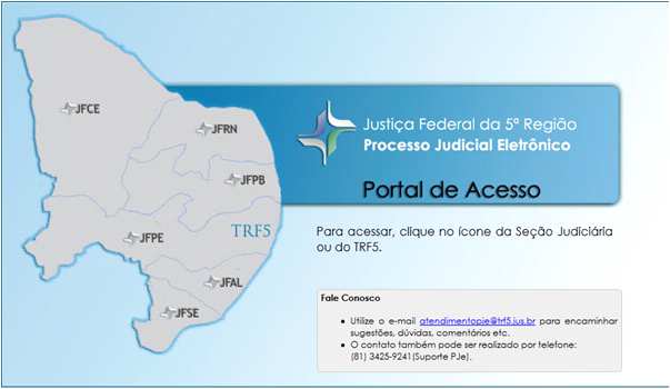 1. Acesso ao Sistema O acesso ao sistema PJe Processo Judicial Eletrônico ocorre por meio de um link semelhante a https://pje.jf??.jus.br.