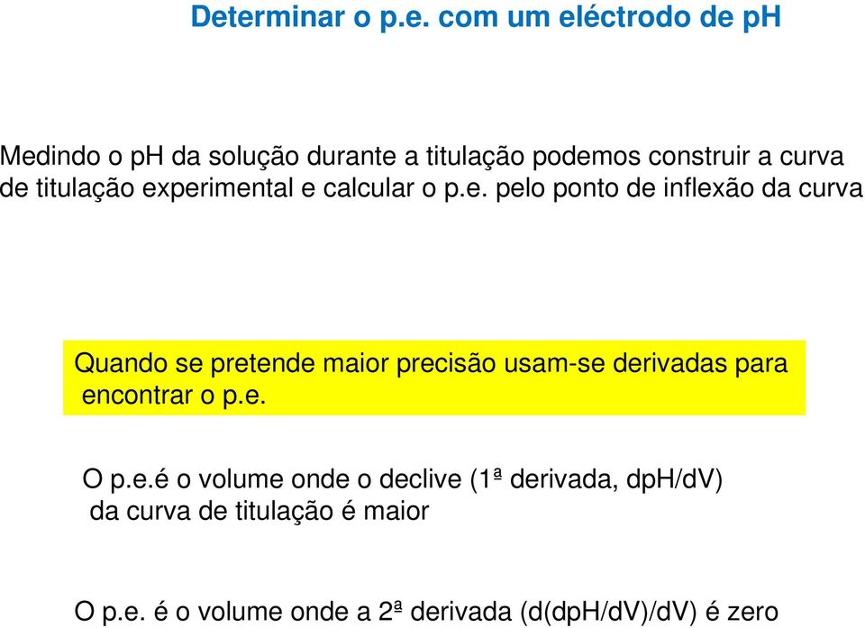 titulação ex