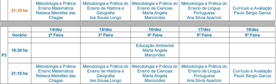 Educação Ambiental  Ensino de Ciencias Ensino de Língua Portuguesa Currículo e Avaliação Paulo