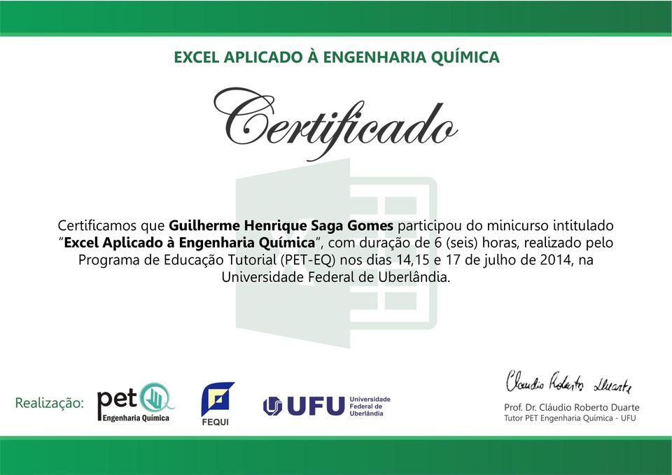 Saga Gomes participou