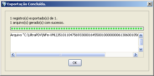 Em localizar localize a Pasta Ultrapdv/NFe-XML do disco do computador que é o servidor do sistema.