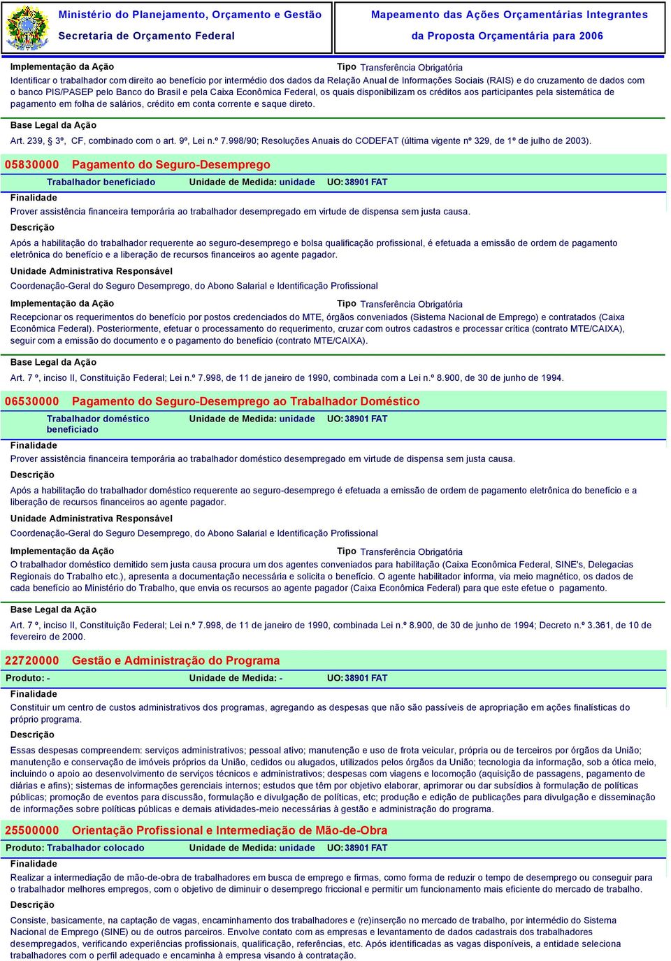 saque direto. Art. 239, 3º, CF, combinado com o art. 9º, Lei n.º 7.998/90; Resoluções Anuais do CODEFAT (última vigente nº 329, de 1º de julho de 2003).