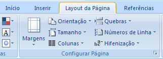 A Microsoft chama de Faixa de Opções (ou Ribbon) a linha composta pelos nomes de várias guias que substituem os antigos menus do Word. Isso não deve assustar tanto!