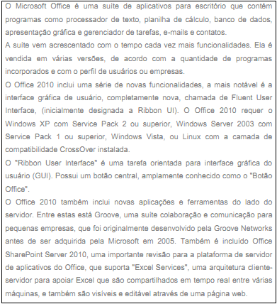 documento a ser criado é longo, salvar seu trabalho.