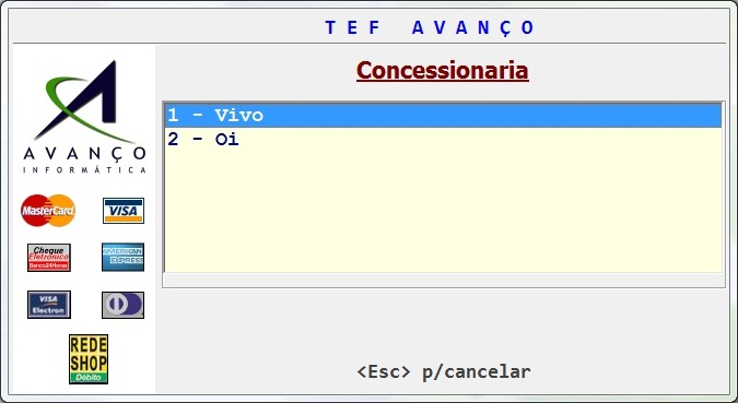 PAF-ECF AVANÇO INFORMÁTICA 33 Consultando Cheque O sistema Frente Avanço disponibiliza também a opção de consulta de cheque através do PAF- ECF.Para isso basta pressionar as teclas Alt + C.