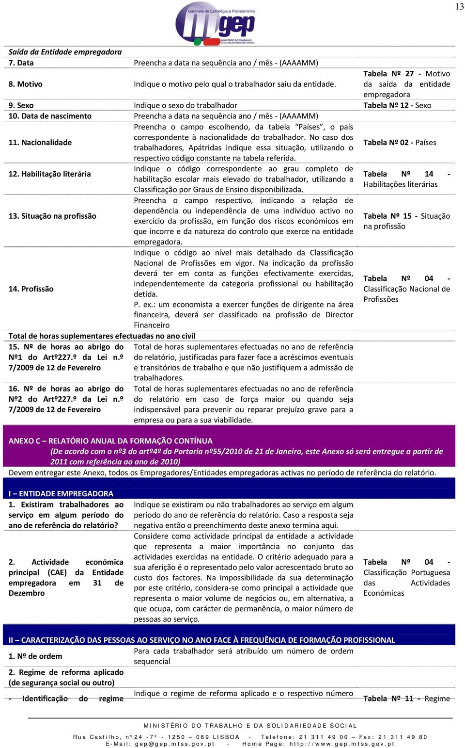 INSTRUÇÕES DE PREENCHIMENTO: RELATÓRIO ÚNICO (versão 1.2) - PDF Free  Download