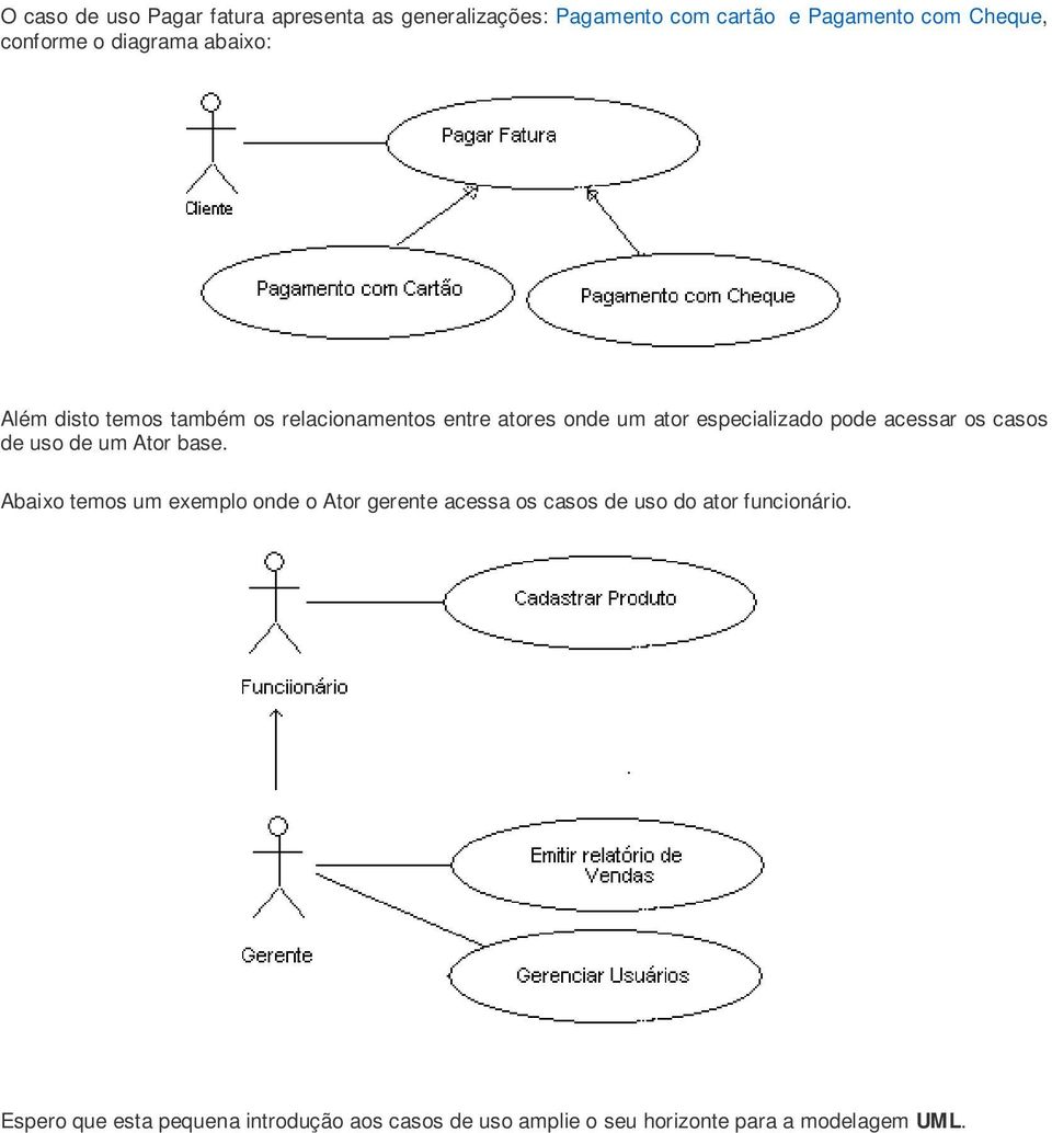 acessar os casos de uso de um Ator base.