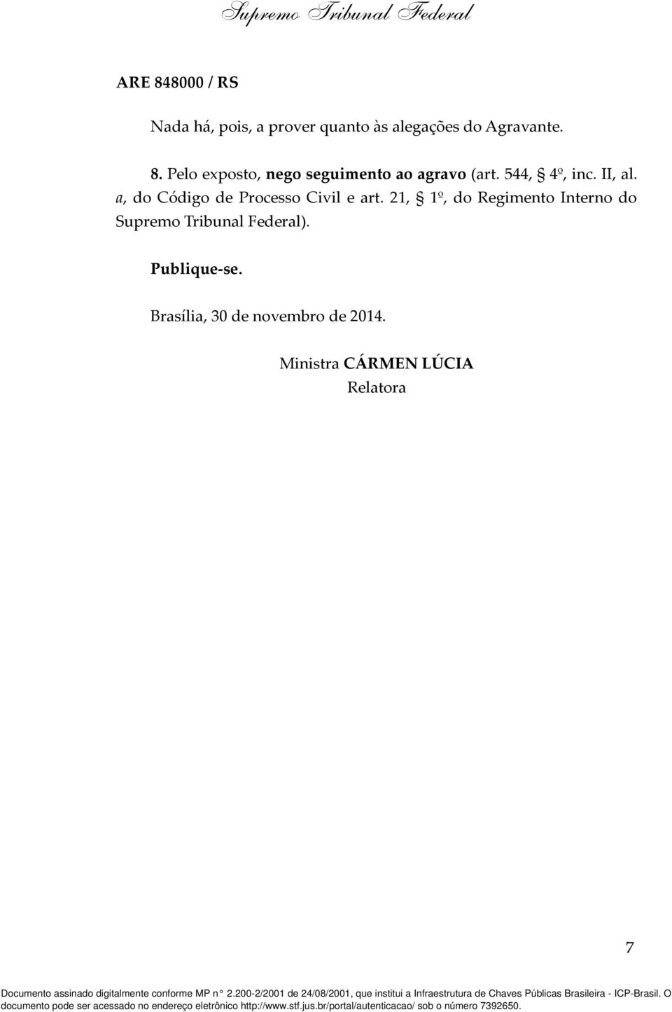 a, do Código de Processo Civil e art.