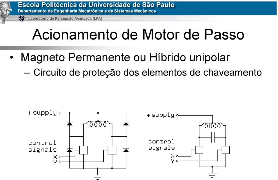 unipolar Circuito de proteção