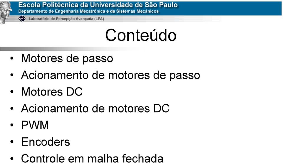 Motores DC Acionamento de motores