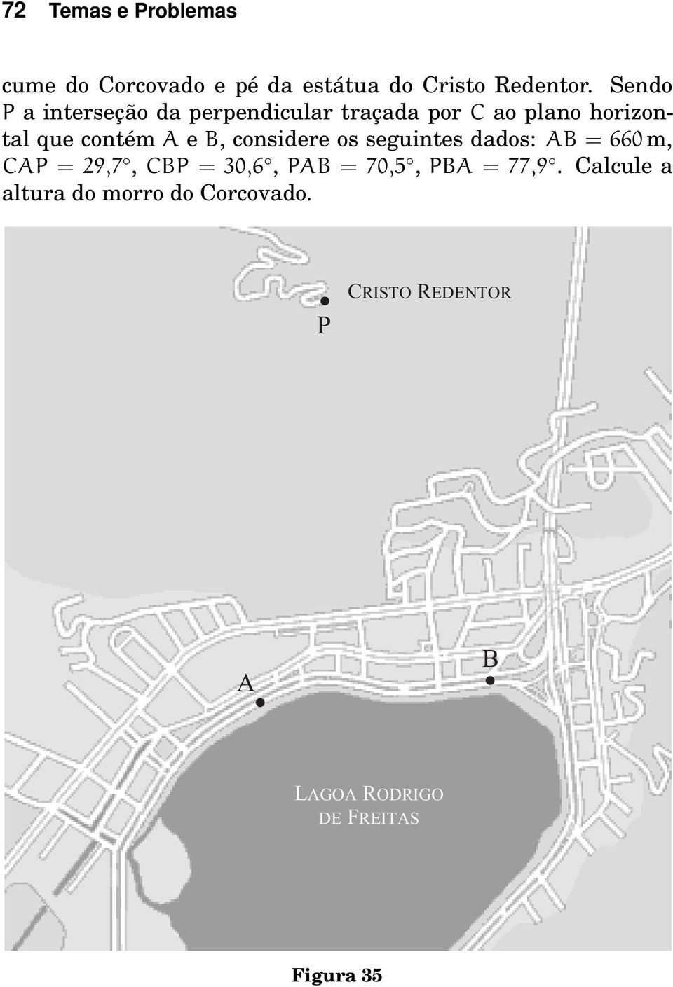 e, considere os seguintes dados: = 660 m, CP = 29,7, CP = 30,6, P = 70,5, P = 77,9.