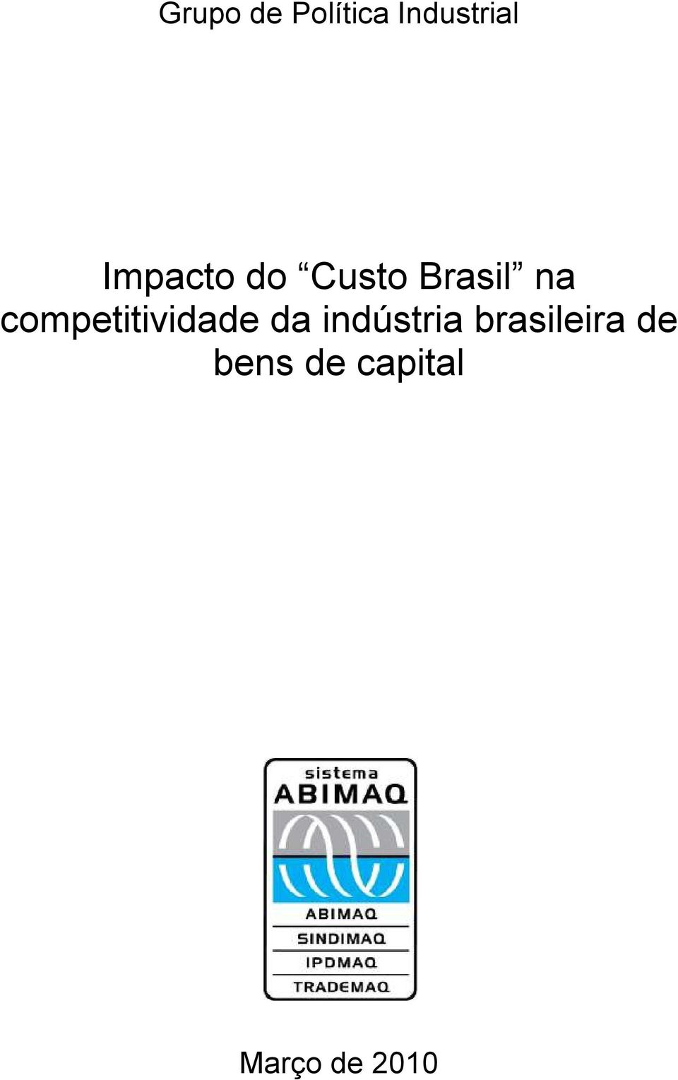 competitividade da indústria