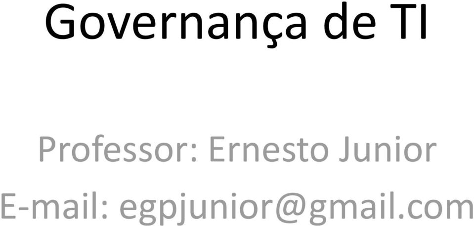 Ernesto Junior
