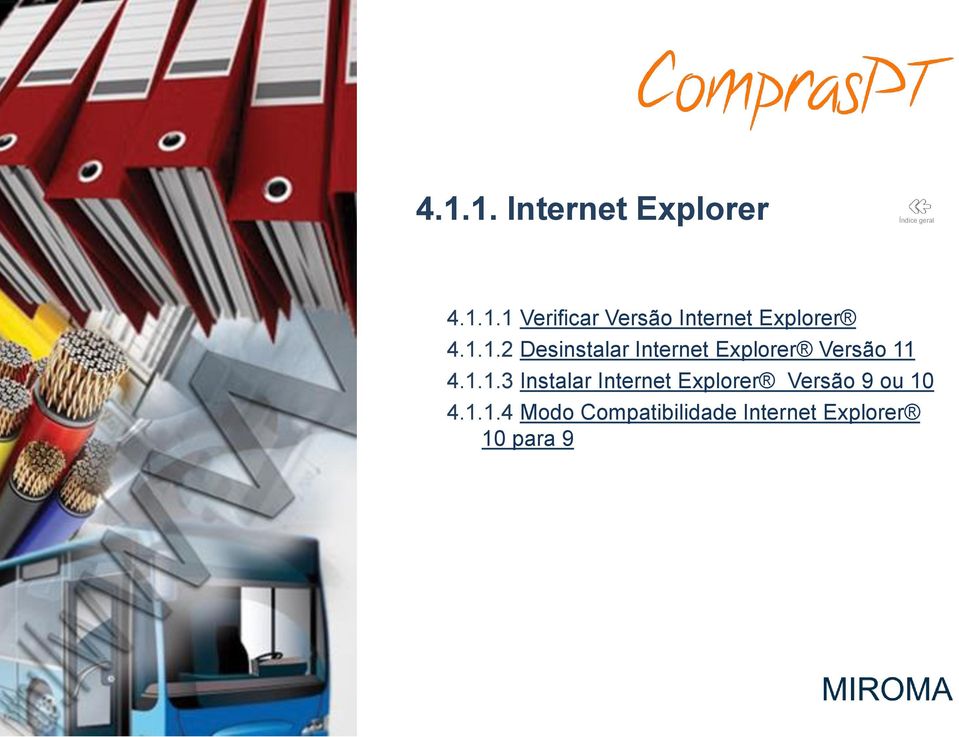 1.1.4 Modo Compatibilidade Internet Explorer 10 para 9