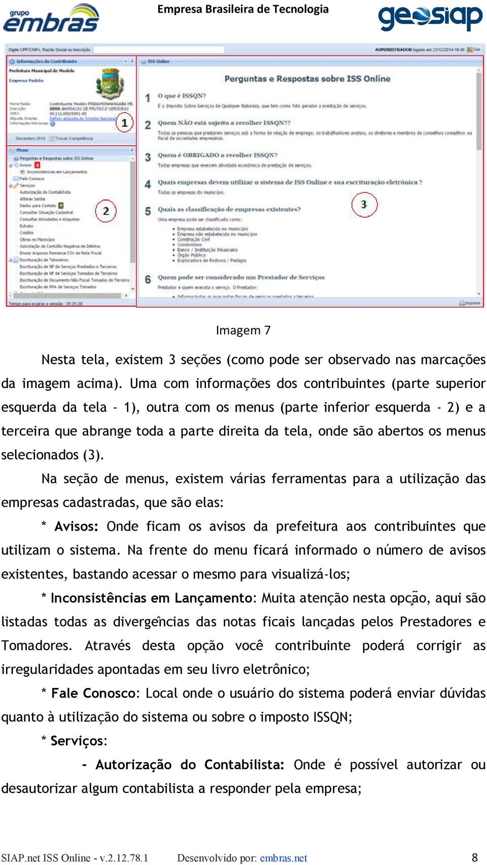 os menus selecionados (3).