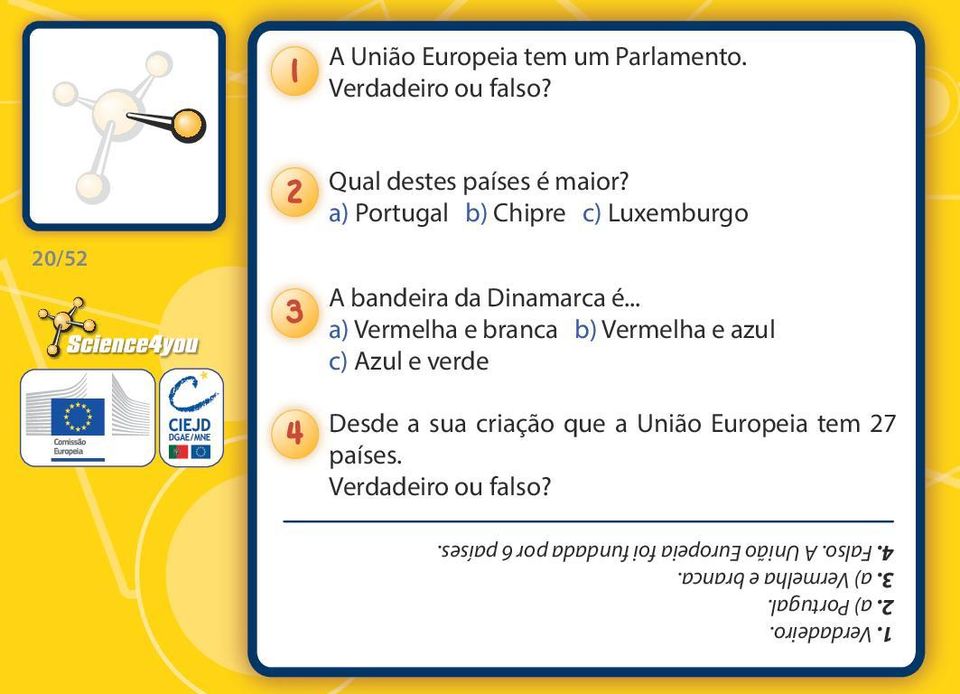 .. a) Vermelha e branca b) Vermelha e azul c) Azul e verde Desde a sua criação que a