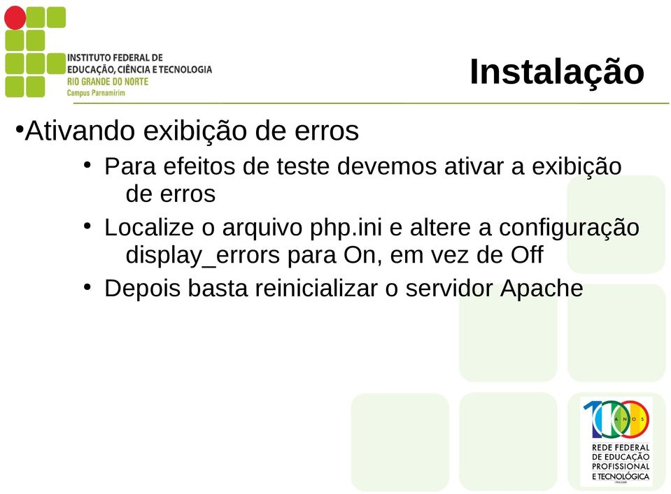 arquivo php.