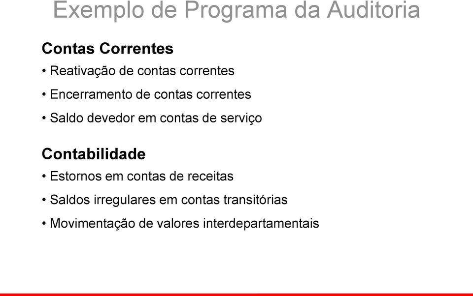 contas de serviço Contabilidade Estornos em contas de receitas Saldos