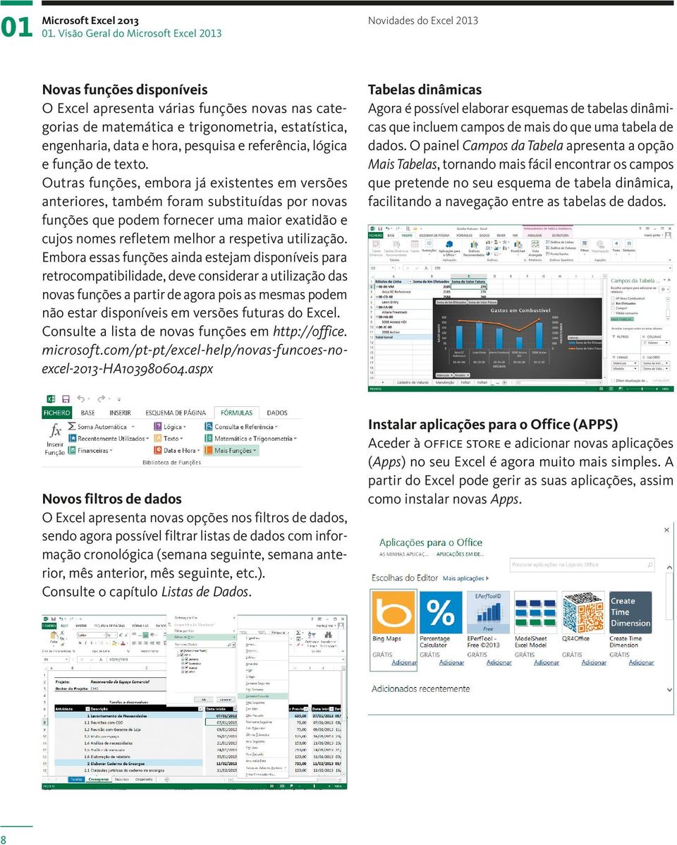 data e hora, pesquisa e referência, lógica e função de texto.