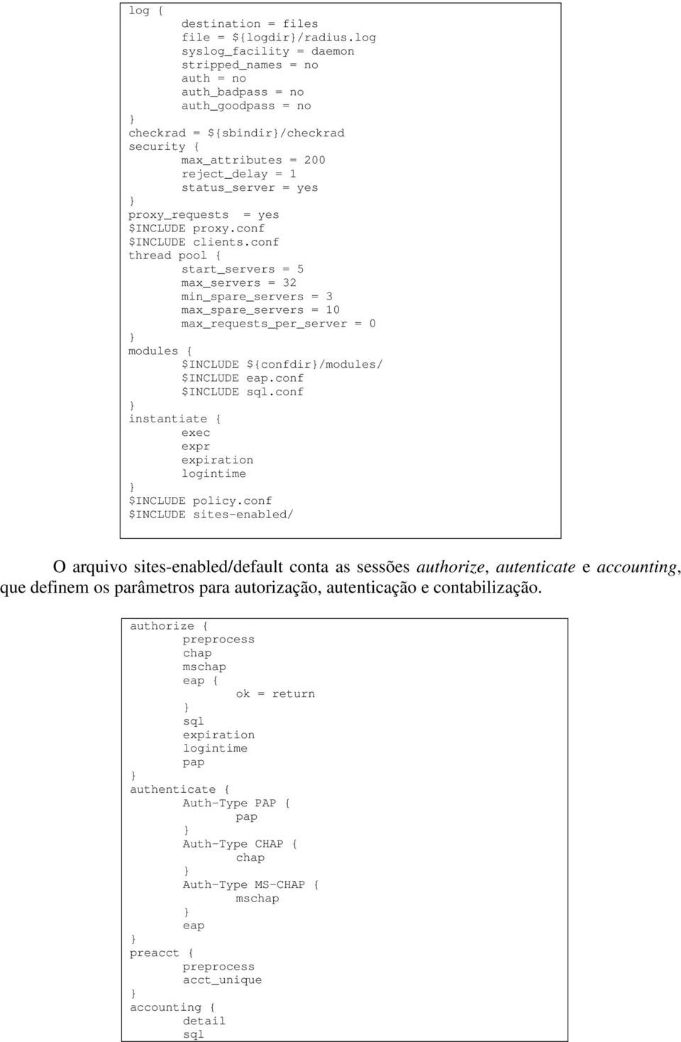 proxy_requests = yes $INCLUDE proxy.conf $INCLUDE clients.