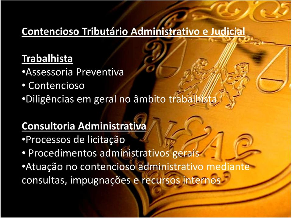 Administrativa Processos de licitação Procedimentos administrativos gerais