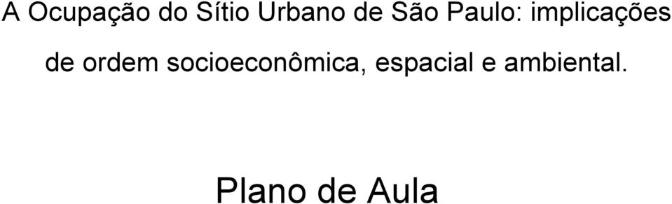 ordem socioeconômica,