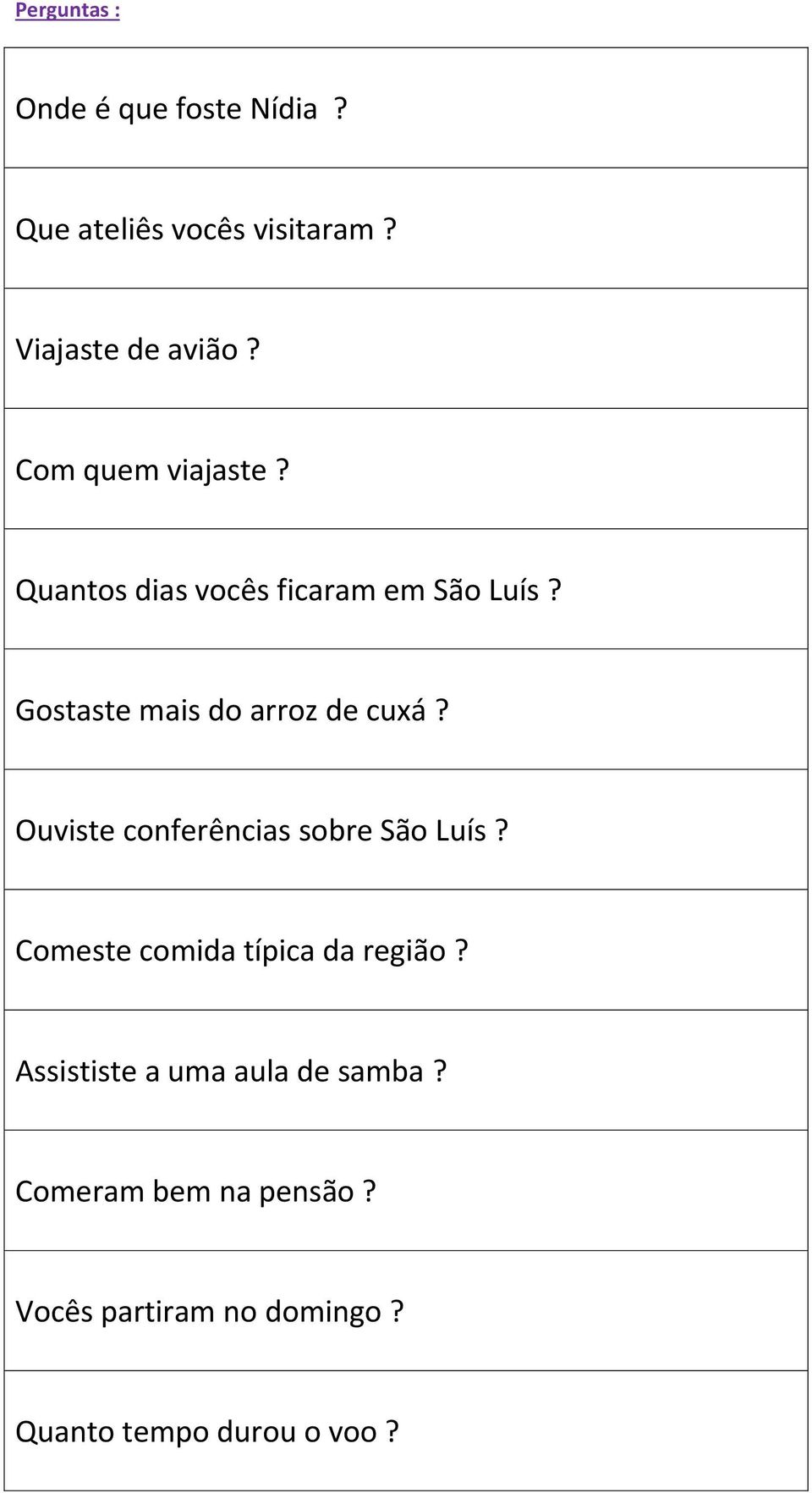 Gostaste mais do arroz de cuxá? Ouviste conferências sobre São Luís?