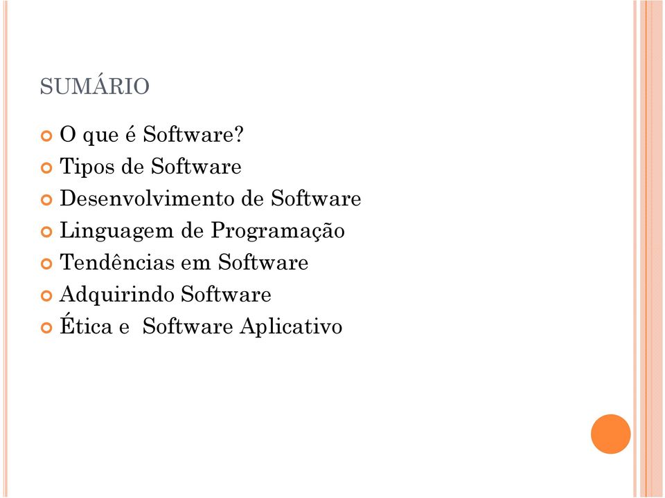Software Linguagem de Programação