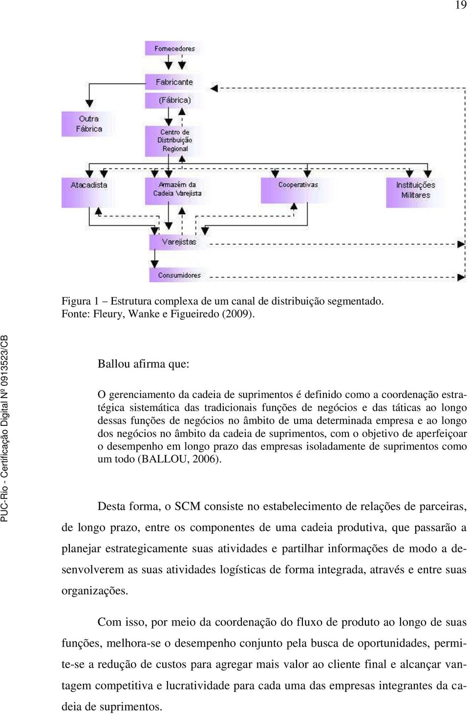 negócios no âmbito de uma determinada empresa e ao longo dos negócios no âmbito da cadeia de suprimentos, com o objetivo de aperfeiçoar o desempenho em longo prazo das empresas isoladamente de