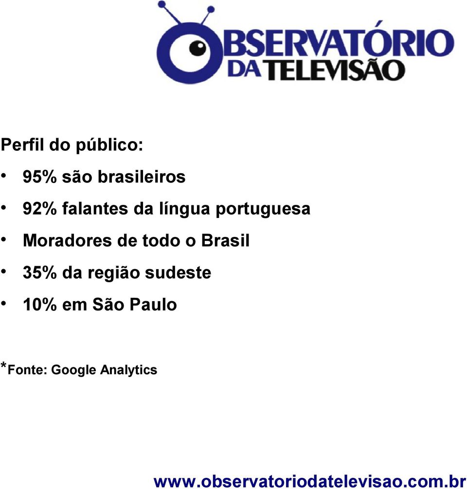 Brasil 35% da região sudeste 10% em São Paulo