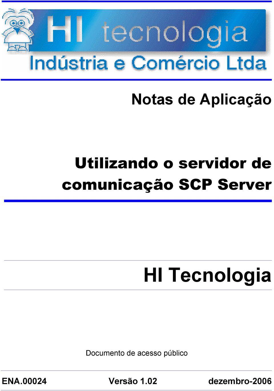 HI Tecnologia Documento de acesso