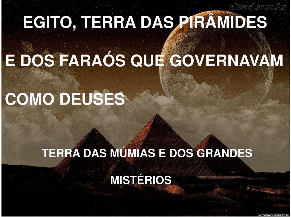 GOVERNAVAM COMO DEUSES