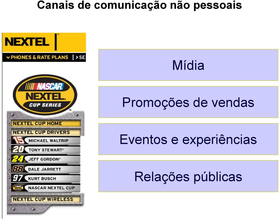 de vendas Eventos e