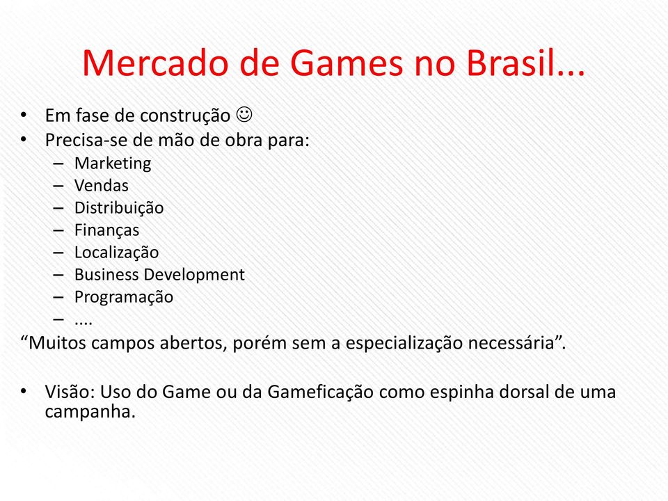 Distribuição Finanças Localização Business Development Programação.