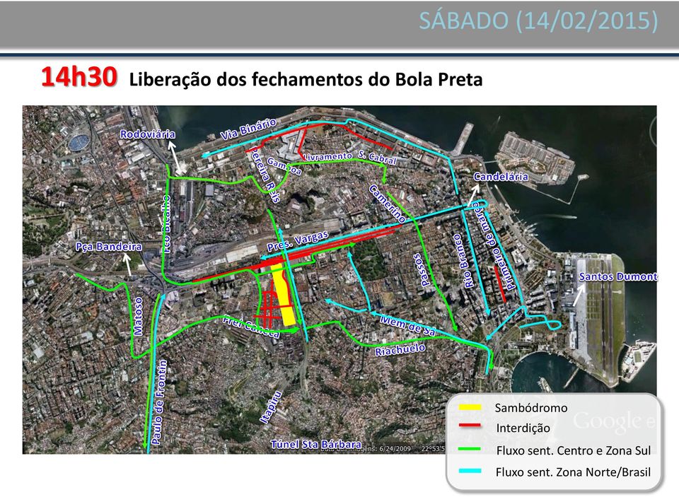 14h30 Liberação