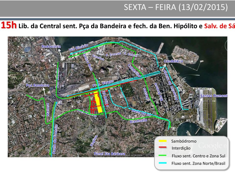 Pça da Bandeira e fech.