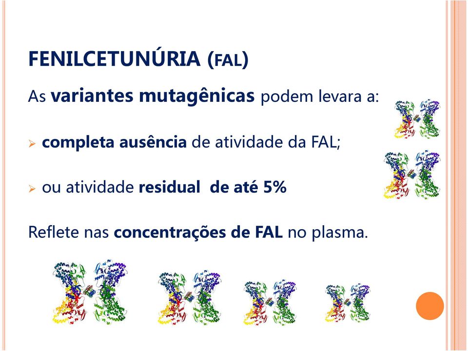 ausência de atividade da FAL; ou atividade