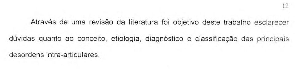 quanto ao conceito, etiologia, diagnóstico e