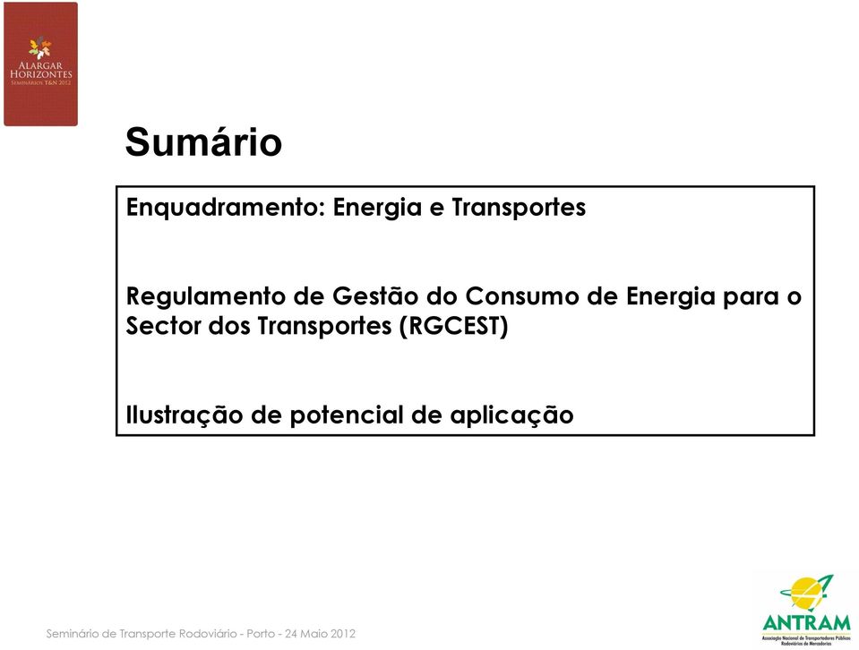 Consumo de Energia para o Sector dos