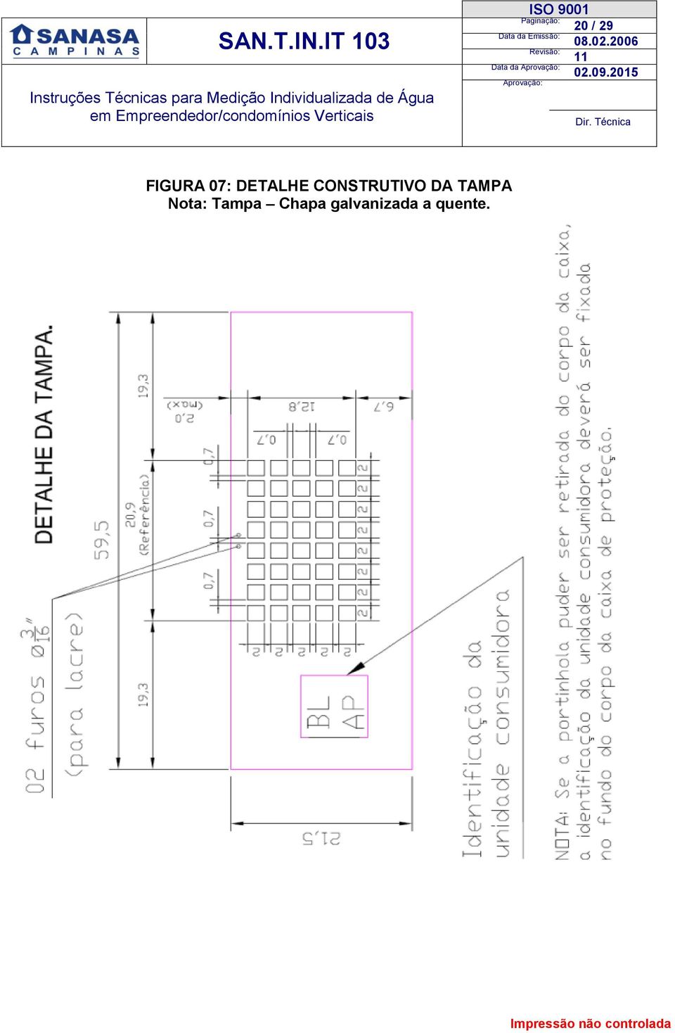 DA TAMPA Nota: Tampa