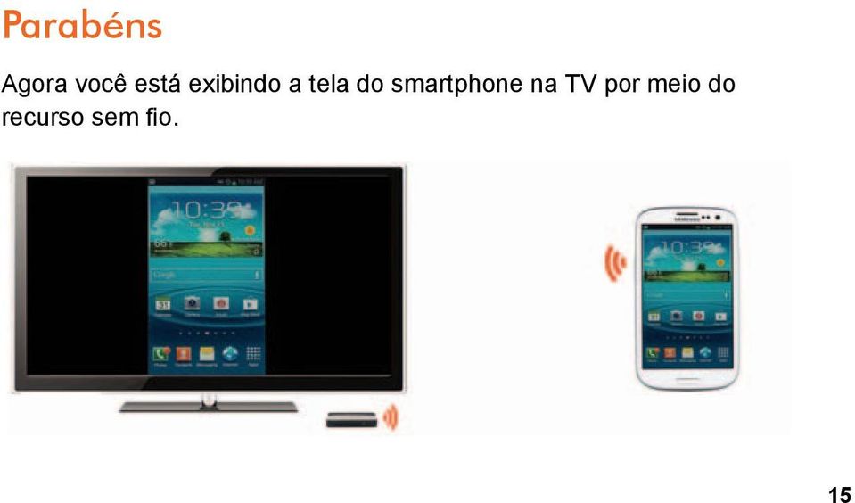 do smartphone na TV